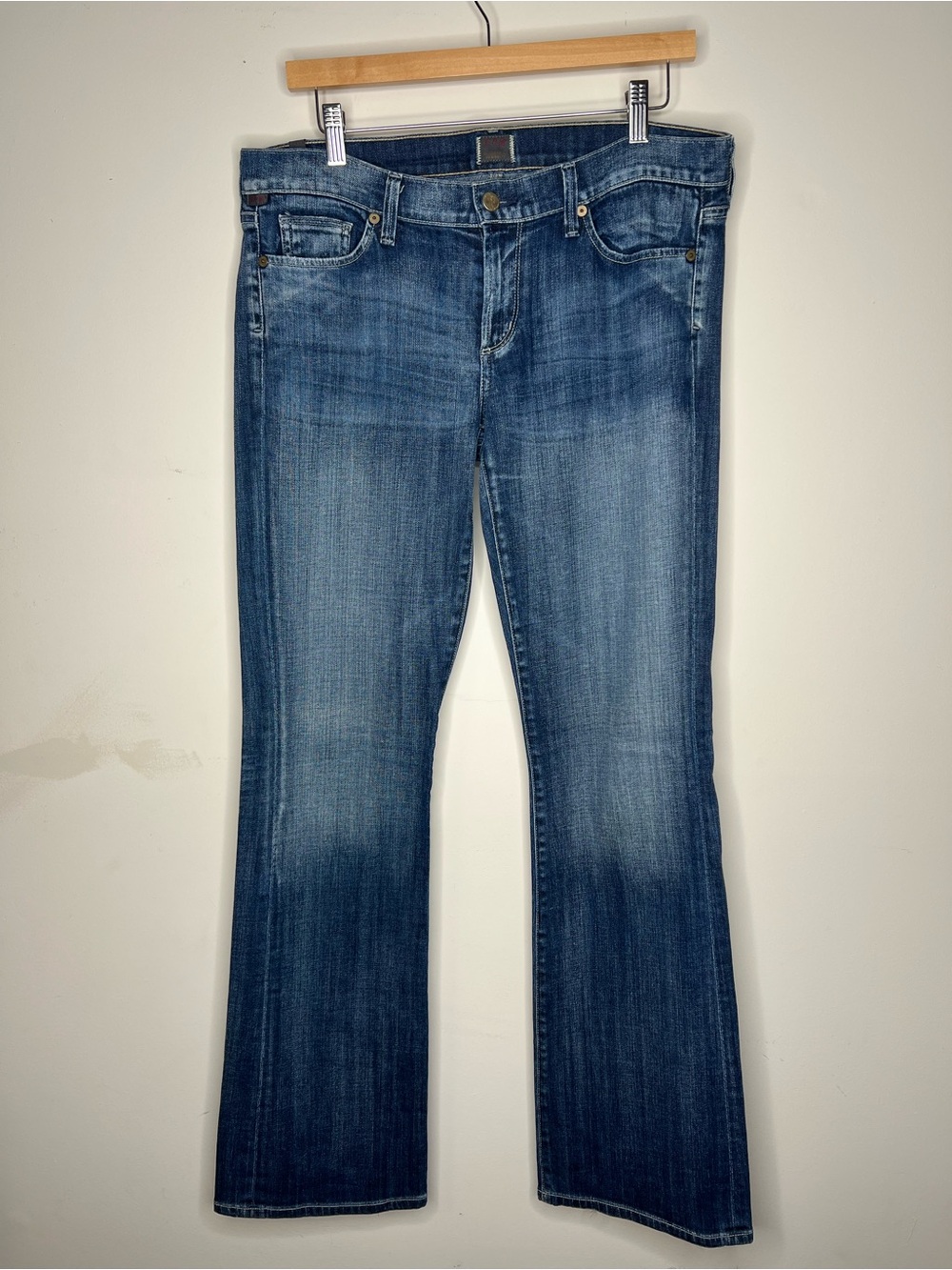 Citizens Of Humanity Medium Blue Flare Jeans